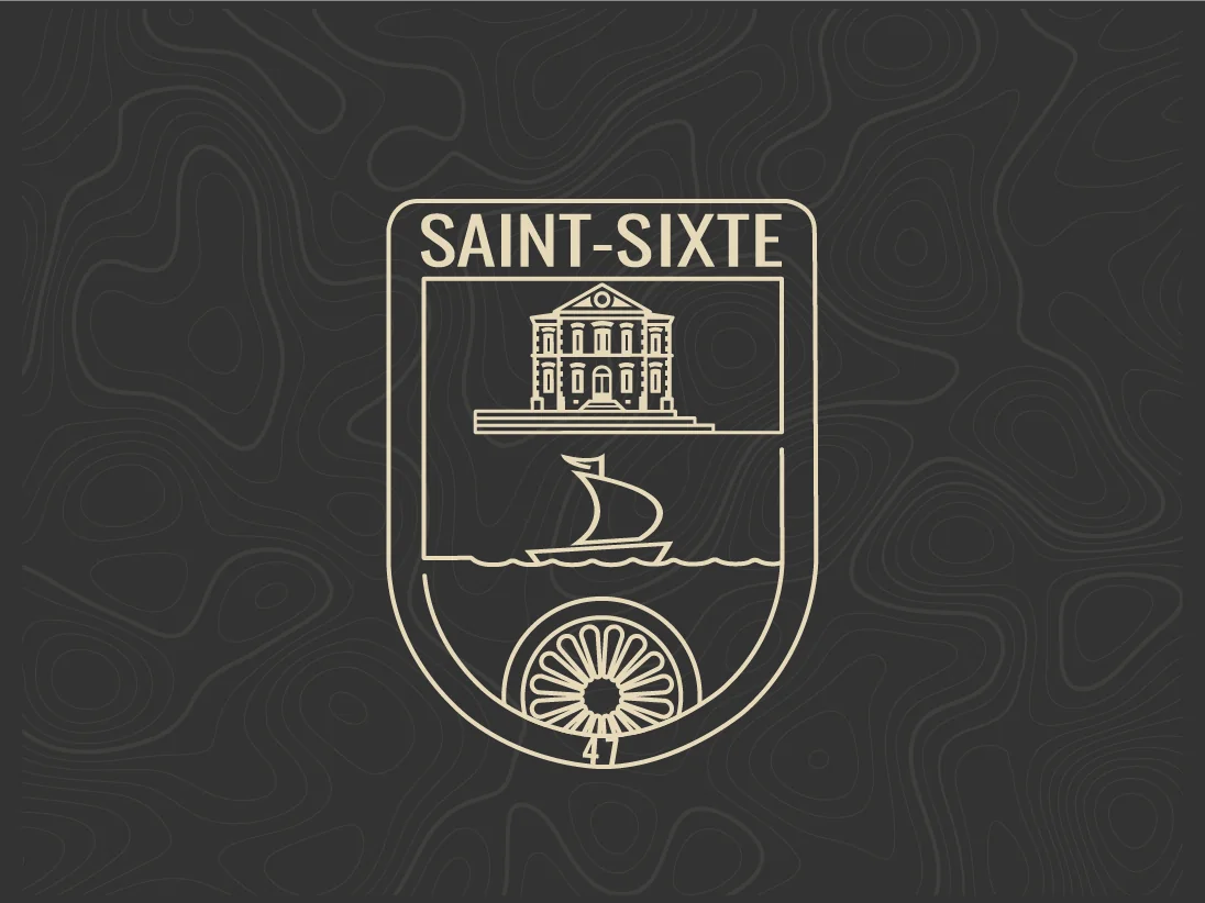 Logo Mairie de Saint-Sixte - Identité graphique de Mairie de Saint-Sixte