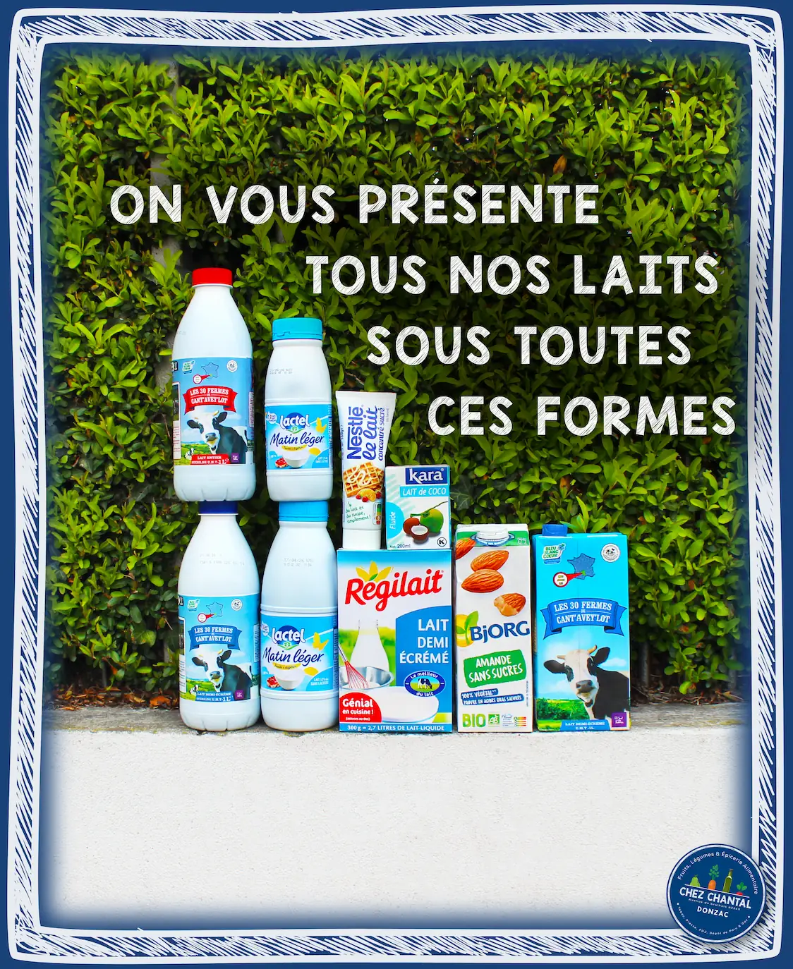 Puplication de Chez Chantal Epicerie de Donzac